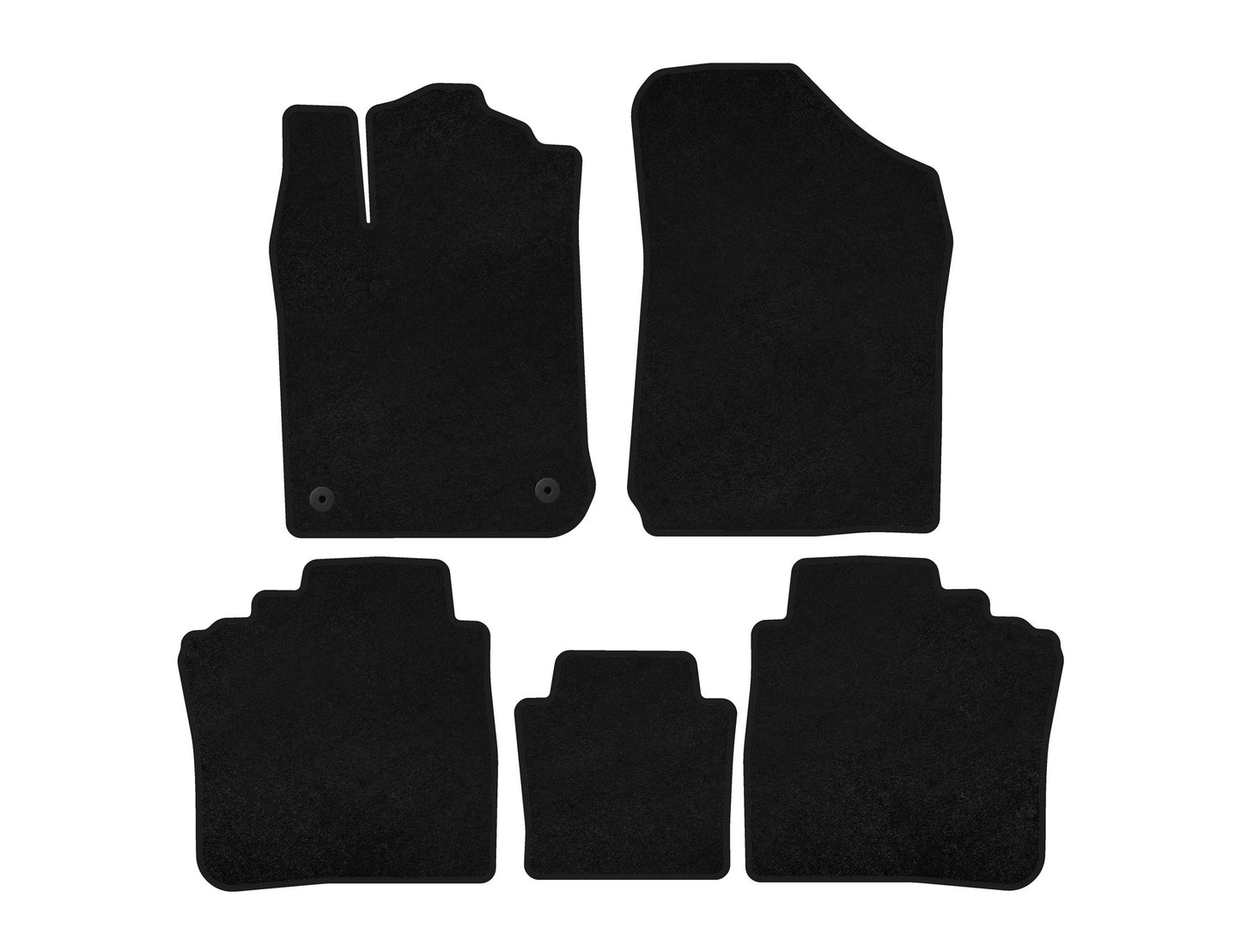 Textile Floor Mats Classic (black) for Toyota Avalon 2012-2018 - image 1