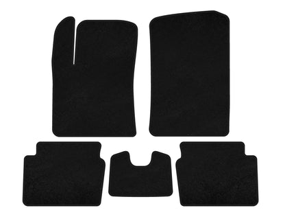 Textile Floor Mats Premium (HB, Black) for Hyundai I-10 2008-2013 - image 1