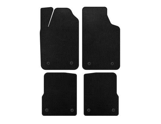 Textile Floor Mats Premium (HB, Black) for Audi A2 1999-2005 - image 2