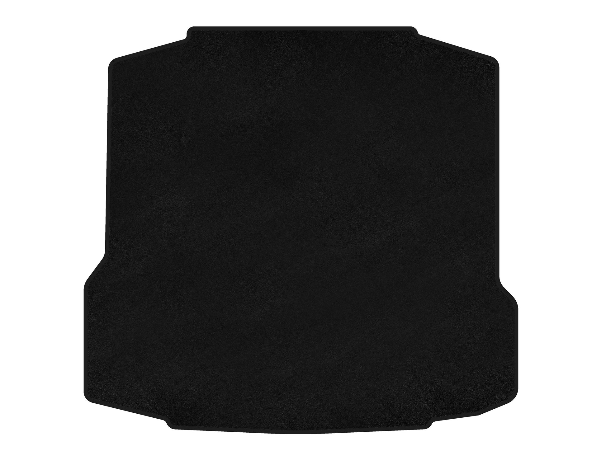 Textile Trunk Mat Premium (Liftback, Black) for Skoda Rapid 2012-2019 - image 1