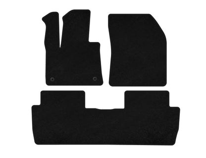 Textile Floor Mats Classic (2016-2020, Black) for Peugeot 5008 2016-2023 - image 1