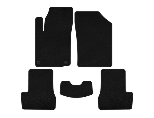 Textile Floor Mats Premium (HB, Black) for Citroen C-3 2009-2016 - image 2