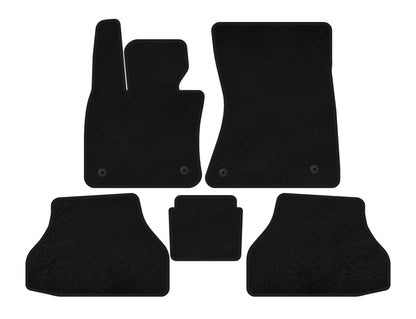 Textile Floor Mats Classic V-1 (Black) for BMW X6 E-71 2008-2014 - image 1