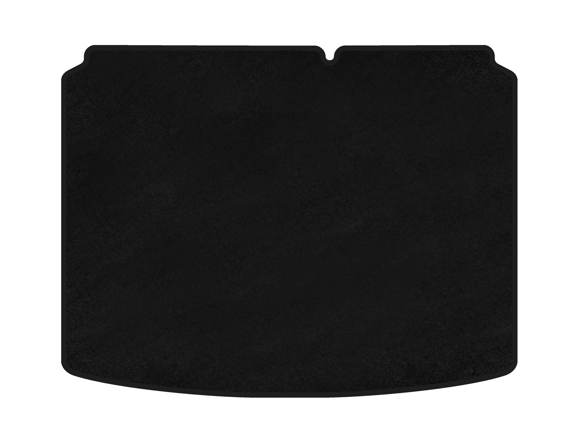 Trunk mat textile Premium (Coupe, Black) for Citroen C-4 2004-2010 - image 1