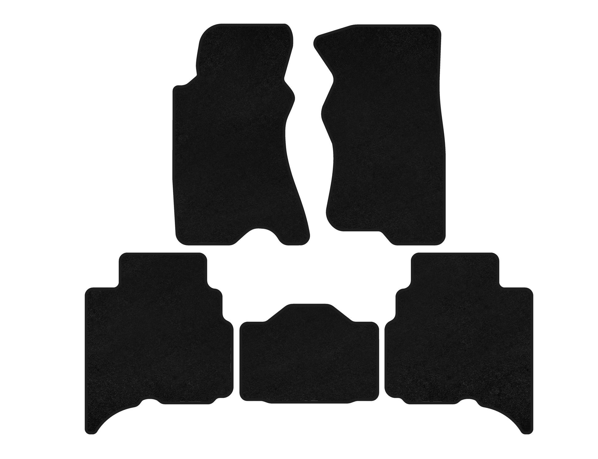 Textile Floor Mats Premium (Black) for GreatWall Haval/Hover H3 2005-2013 - image 1