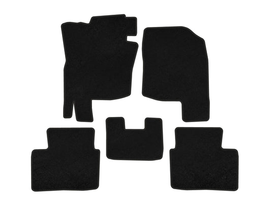 Deluxe Textile Floor Mats (Black) for Hyundai Lafesta 2018- - image 1