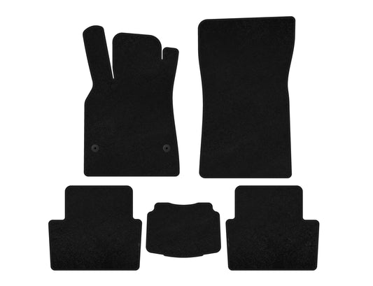 Textile Floor Mats Premium (SD, Black) for Renault Fluence 2009-2016 - image 1