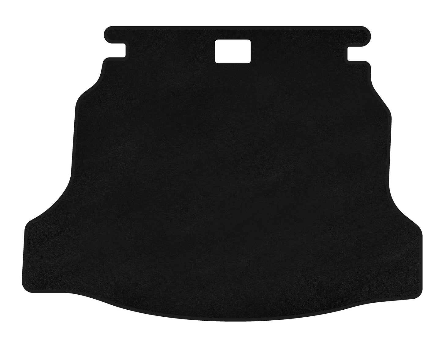 Textile Trunk Mat Classic (HB, 5-door, Black) for Honda Civic HB 2012-2020 - image 1