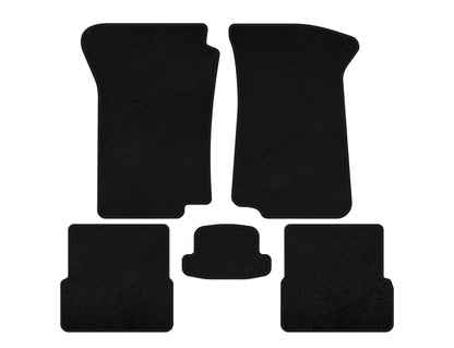 Textile Floor Mats Premium (black) for Volkswagen Golf 2 1983-1992 - image 1