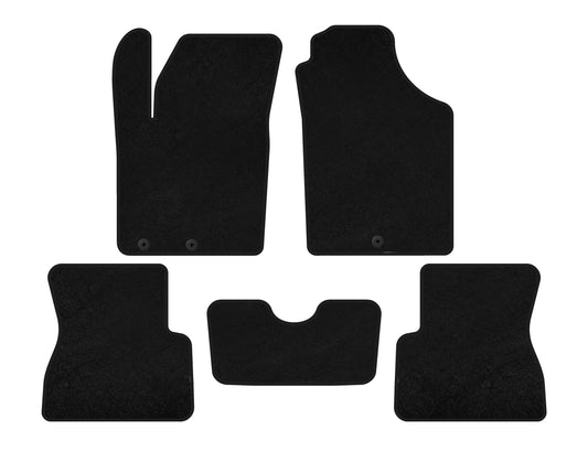 Textile Floor Mats Premium (black) for Kia Picanto 2011-2016 - image 1