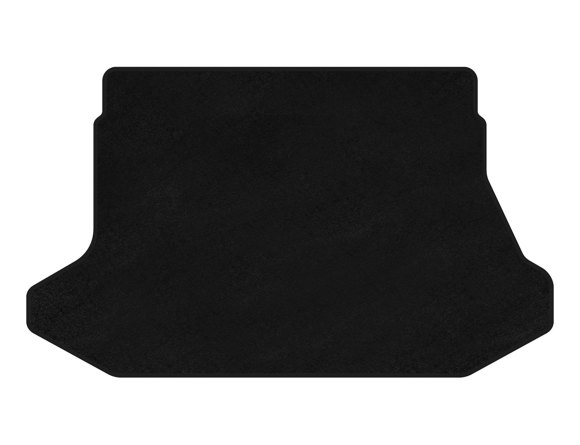 Trunk mat textile Classic (HB, Black) for Kia Cerato 1 2004-2009 - image 1