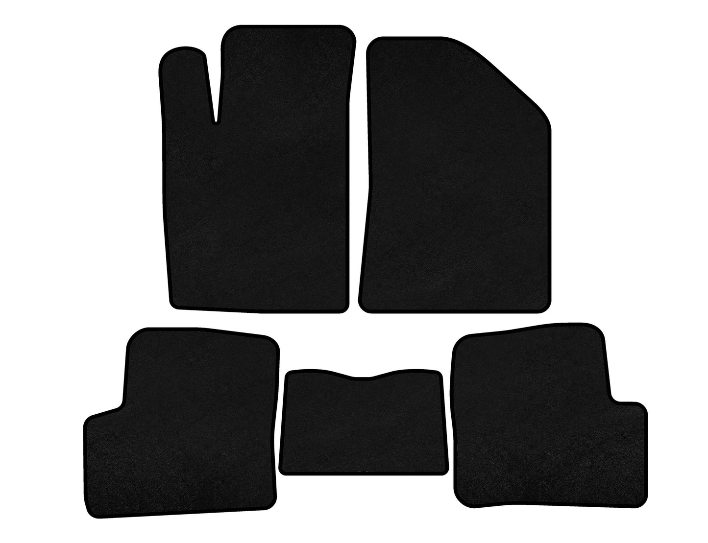 Textile Floor Mats Classic (Black) for Geely FC 2006-2011 - image 1