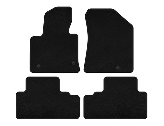 Textile Floor Mats Classic (black) for Kia Carens 2012- - image 1