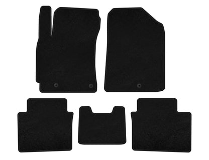 Textile Floor Mats Classic (2018-2021, Black) for Kia Forte 2008–2024 - image 1