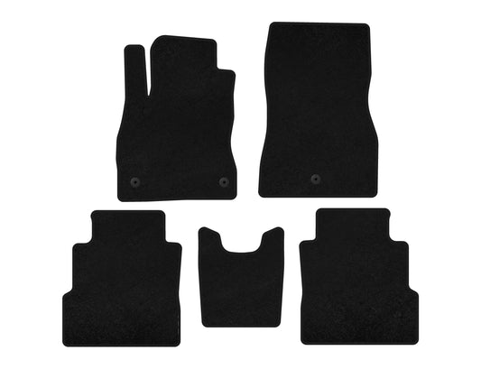 Textile Floor Mats Premium (Black) for Nissan Kicks 2016- - image 1