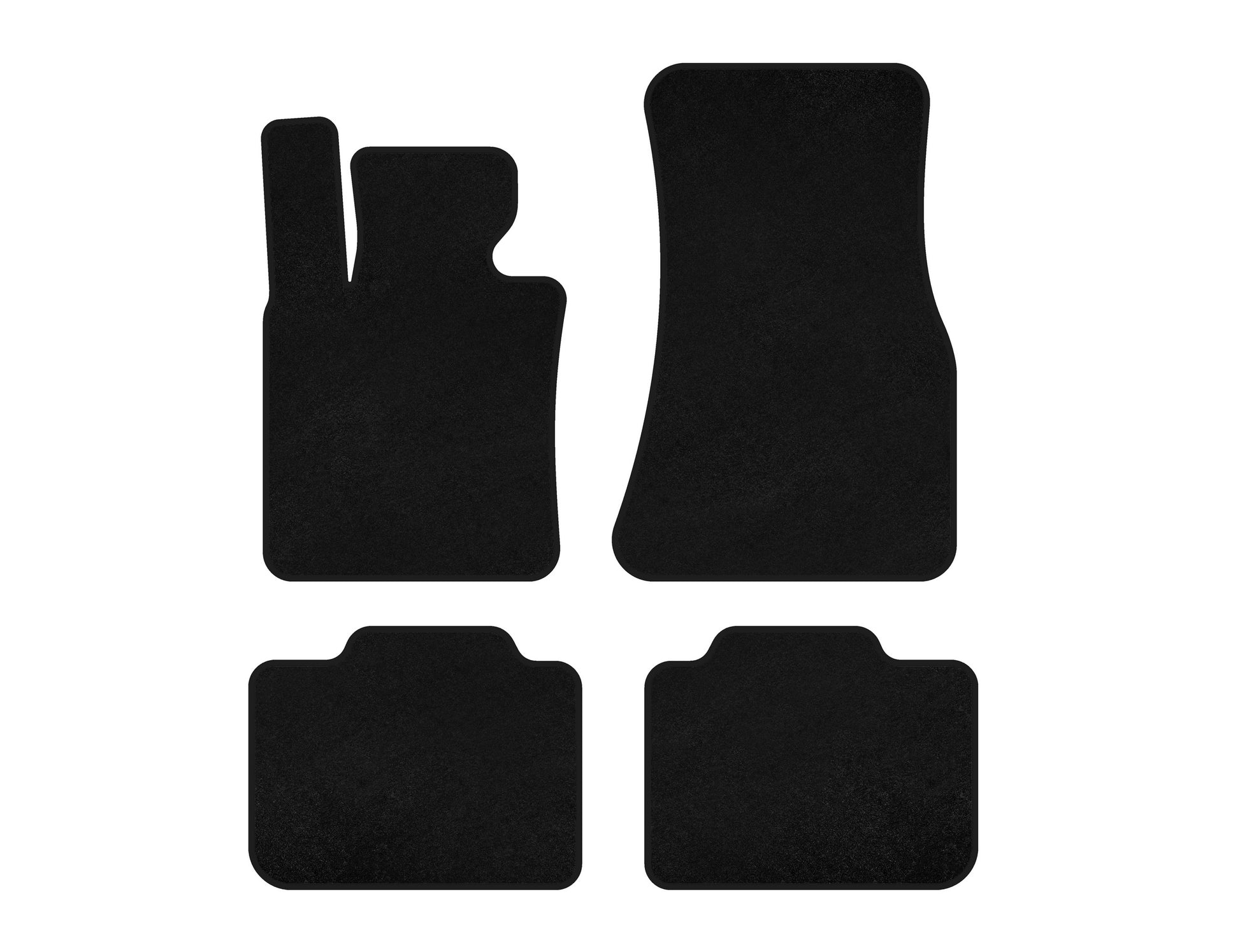 Textile Floor Mats Classic (Black) for BMW 6 Series G32 2017- - image 1