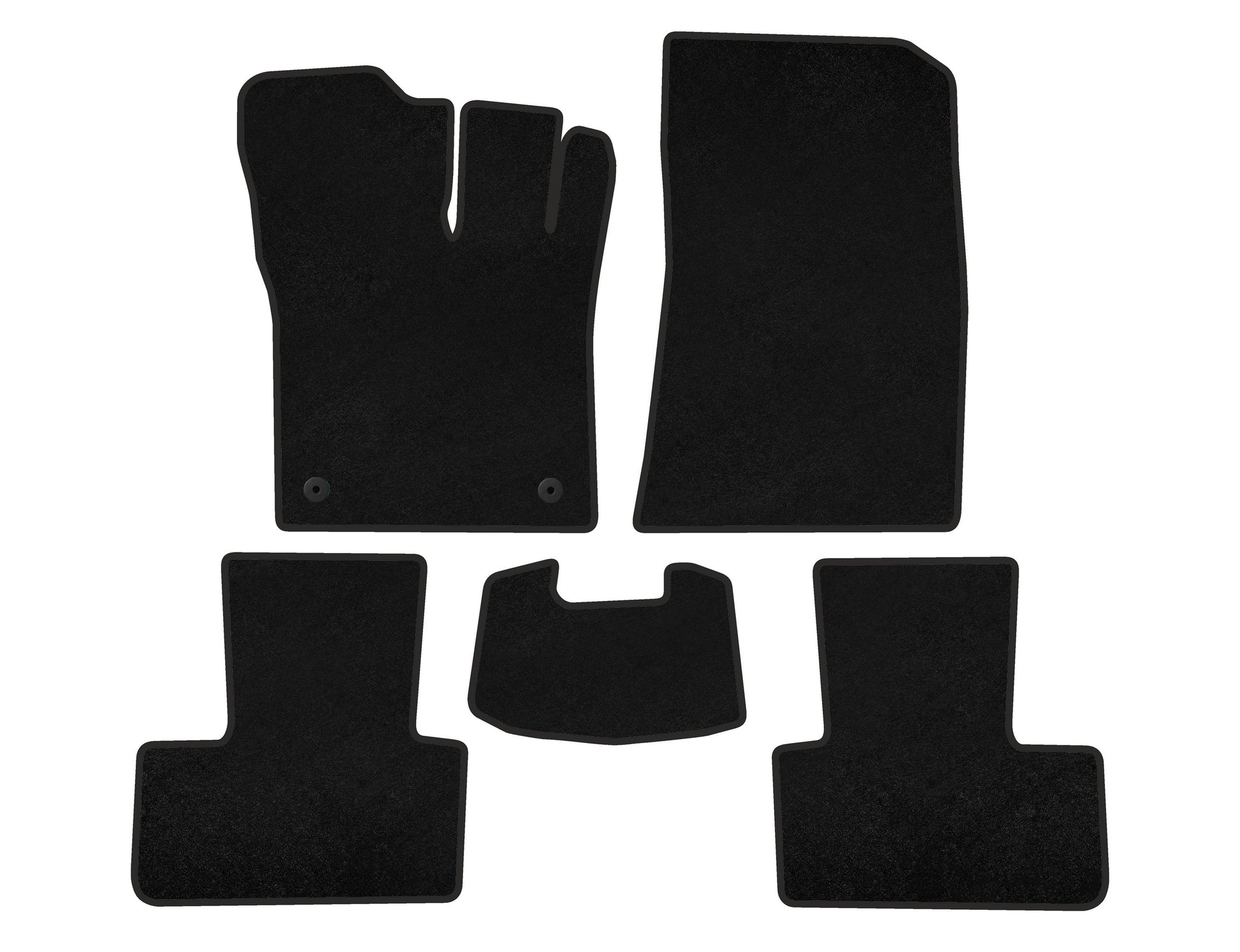 Textile Floor Mats Classic (Black) for Renault Captur 2019- - image 1