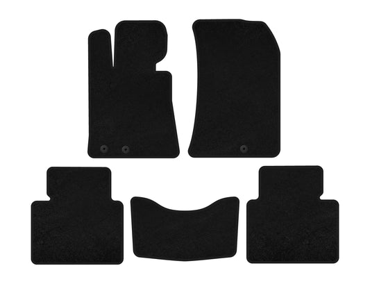 Textile Floor Mats Classic (black) for Hyundai Genesis BH 2008-2013 - image 1