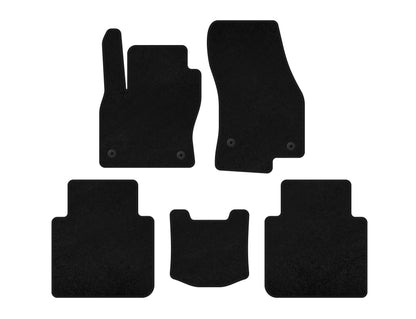 Textile Floor Mats Premium (Black) for Seat Tarraco 2018- - image 1