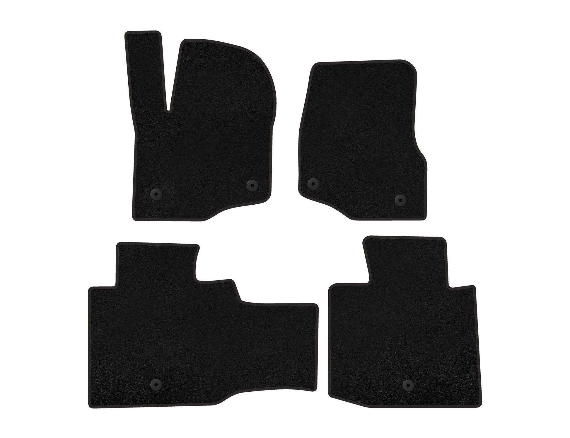 Deluxe Textile Floor Mats (Black) for Lincoln Navigator 2018- - image 1