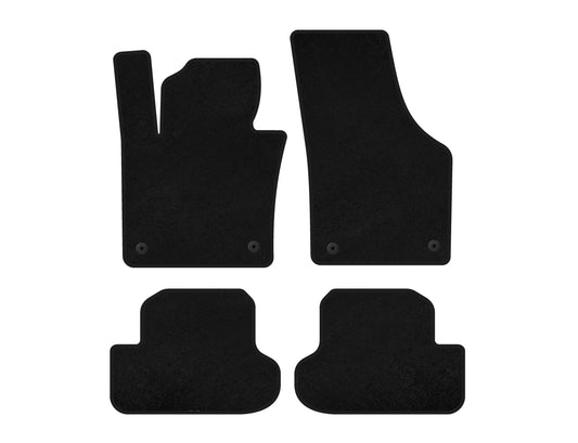 Textile Floor Mats Premium (HB, Black) for Volkswagen Beetle 2011-2015 - image 1