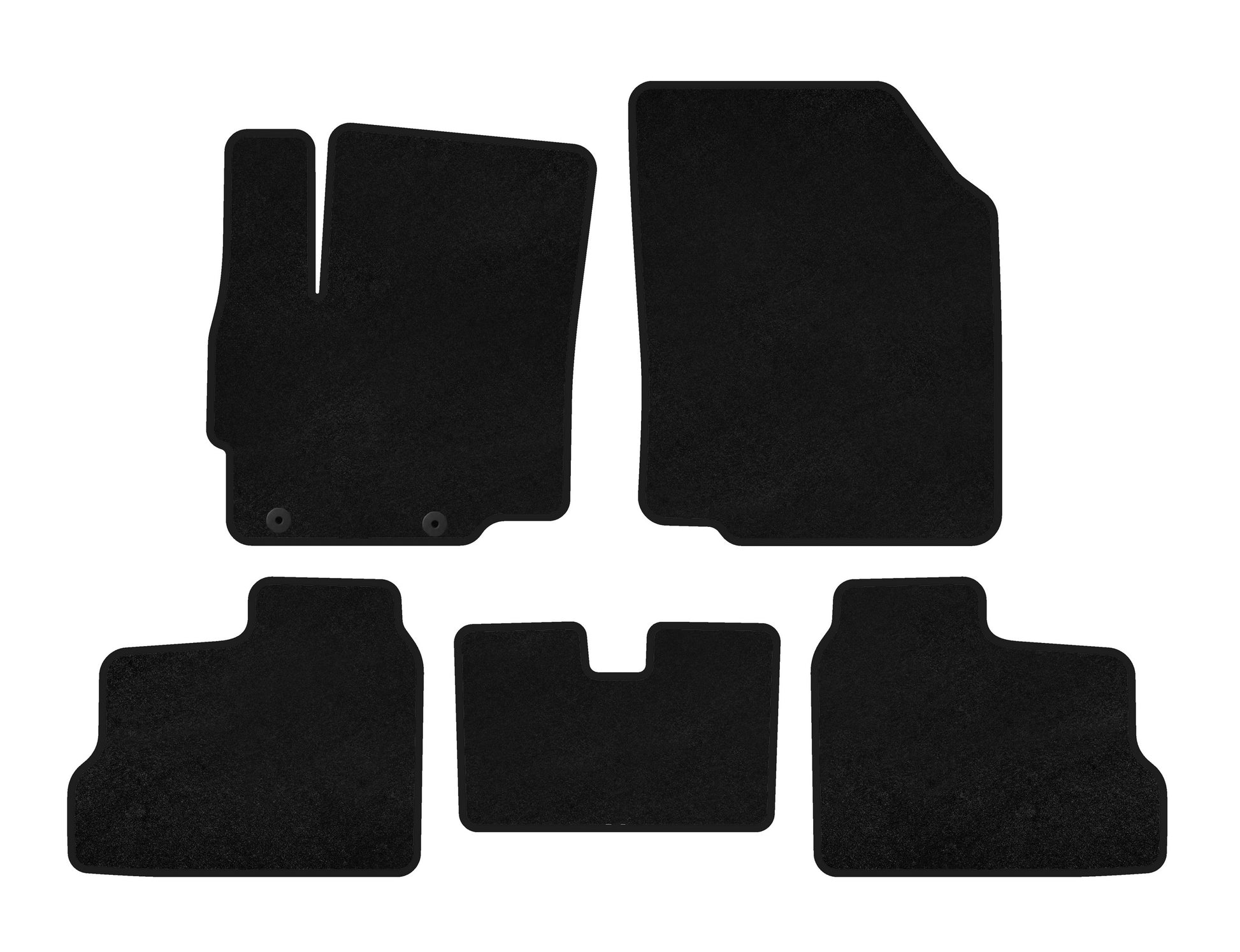 Textile Floor Mats Classic (for Mirage, HB, Black) for Mitsubishi Space Star/Mirage 2012- - image 1