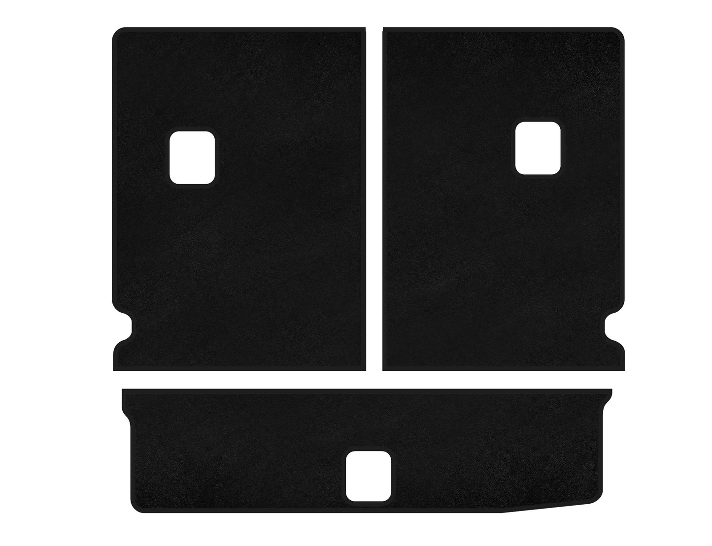 Premium V-1 Textile Trunk Mat (Black) for Chevrolet Orlando 2010-2018 - image 1