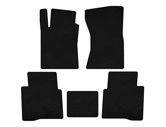 Textile Floor Mats Premium (Black) for Toyota Fortuner 2006-2015 - image 1