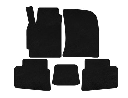 Textile Floor Mats Premium (Black) for Chevrolet Evanda 2000-2006 - image 1