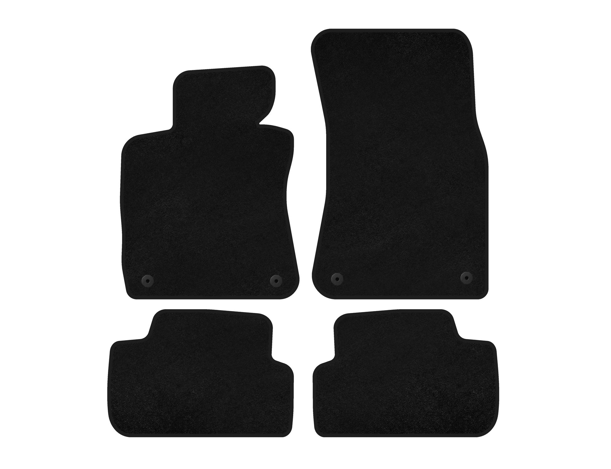 Textile Floor Mats Premium (Black) for BMW 6 Series E63/E64 2003-2010 - image 1
