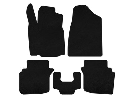 Textile Floor Mats Premium (2004-2006, Black) for Chrysler Sebring II 2001-2006 - image 1