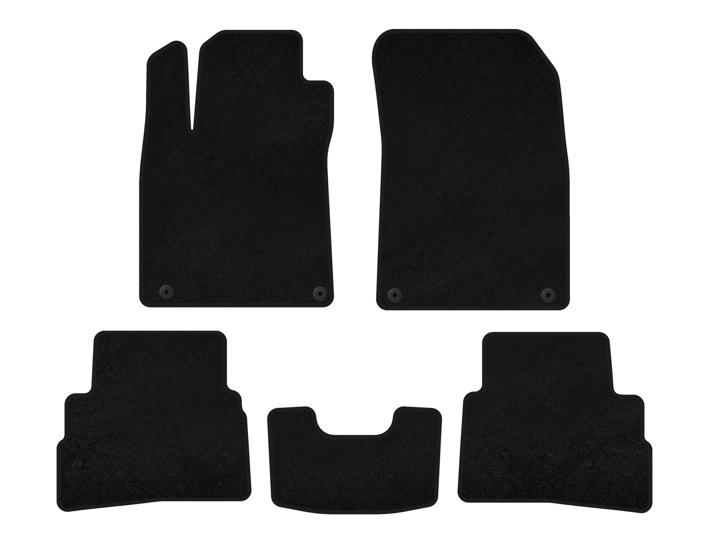 Textile Floor Mats Premium (black) for Suzuki Kizashi 2009-2016 - image 1