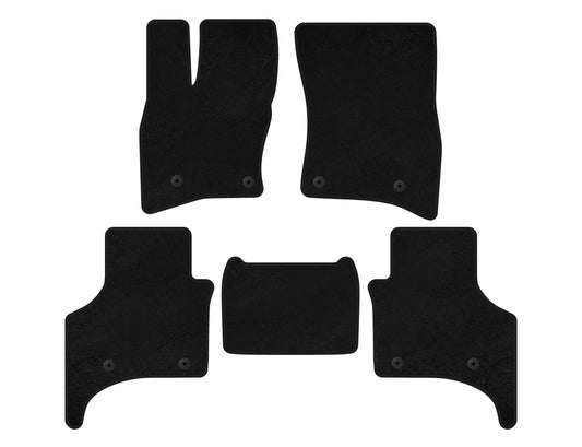 Textile Floor Mats Classic (5-door, Black) for Land Rover Defender 2019- - image 1