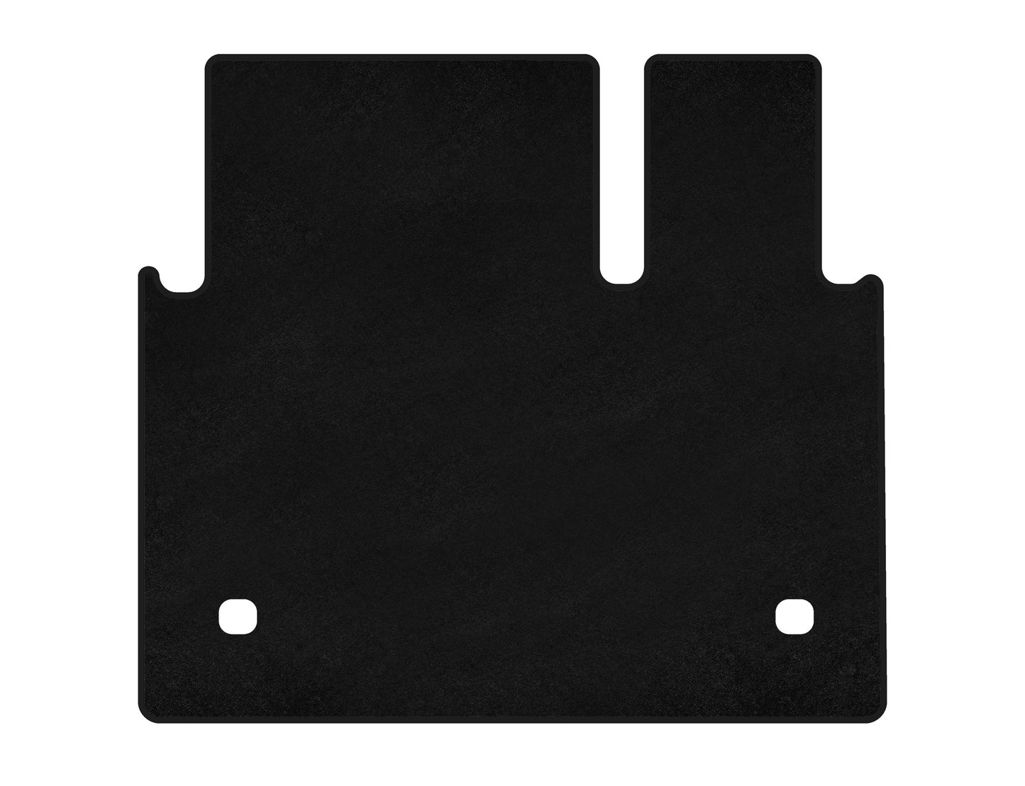 Premium Textile Trunk Mat (2012-2016, 1+1, Black) for Peugeot Expert 2007-2016 - image 1