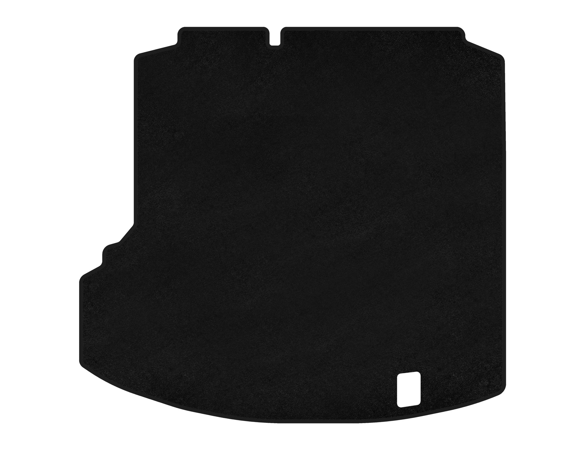 Trunk Mat Textile Premium (SD, Black) for Volkswagen Jetta 2006-2011 - image 1