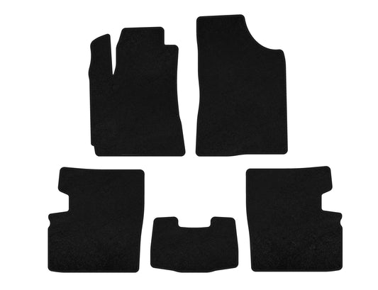 Textile Floor Mats Premium (2009-2014, HB, 5-Door, Black) for Geely Emgrand EC7 2009- - image 2