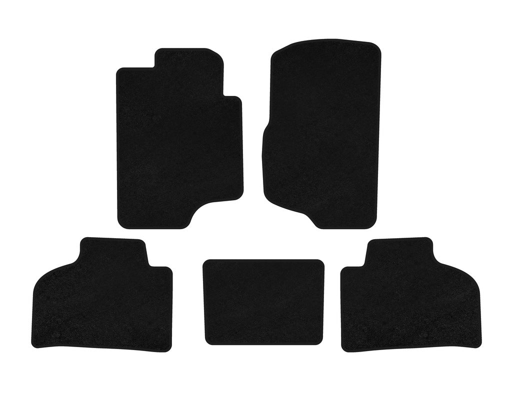 Textile Floor Mats Premium (Black) for Chevrolet Silverado 2007-2013 - image 1
