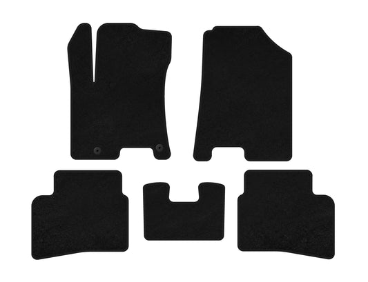 Textile Floor Mats Premium (Black) for Hyundai Venue 2019- - image 1