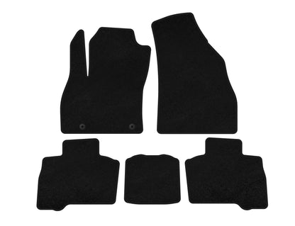 Premium Textile Floor Mats (for Qubo, 2016+, Black) for Fiat Fiorino/Qubo 2008-2024 - image 2