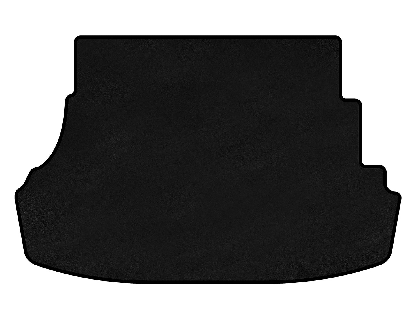 Trunk Mat Textile Classic (SD, Black) for Hyundai Accent 2017-2023 - image 1