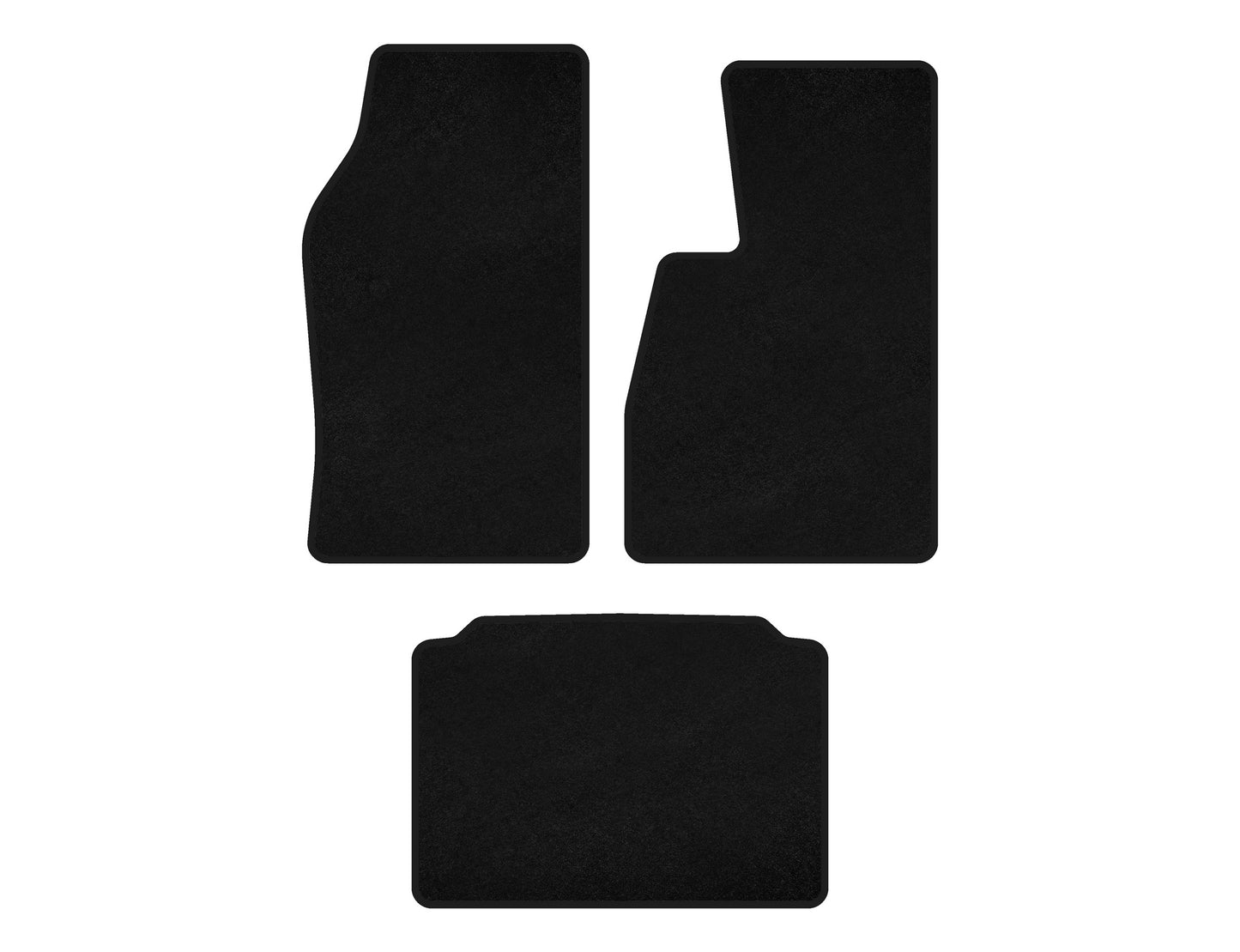 Textile Floor Mats Premium (Right-Hand Drive, Black) for Jeep Grand Cherokee WK 2004-2010 - image 1