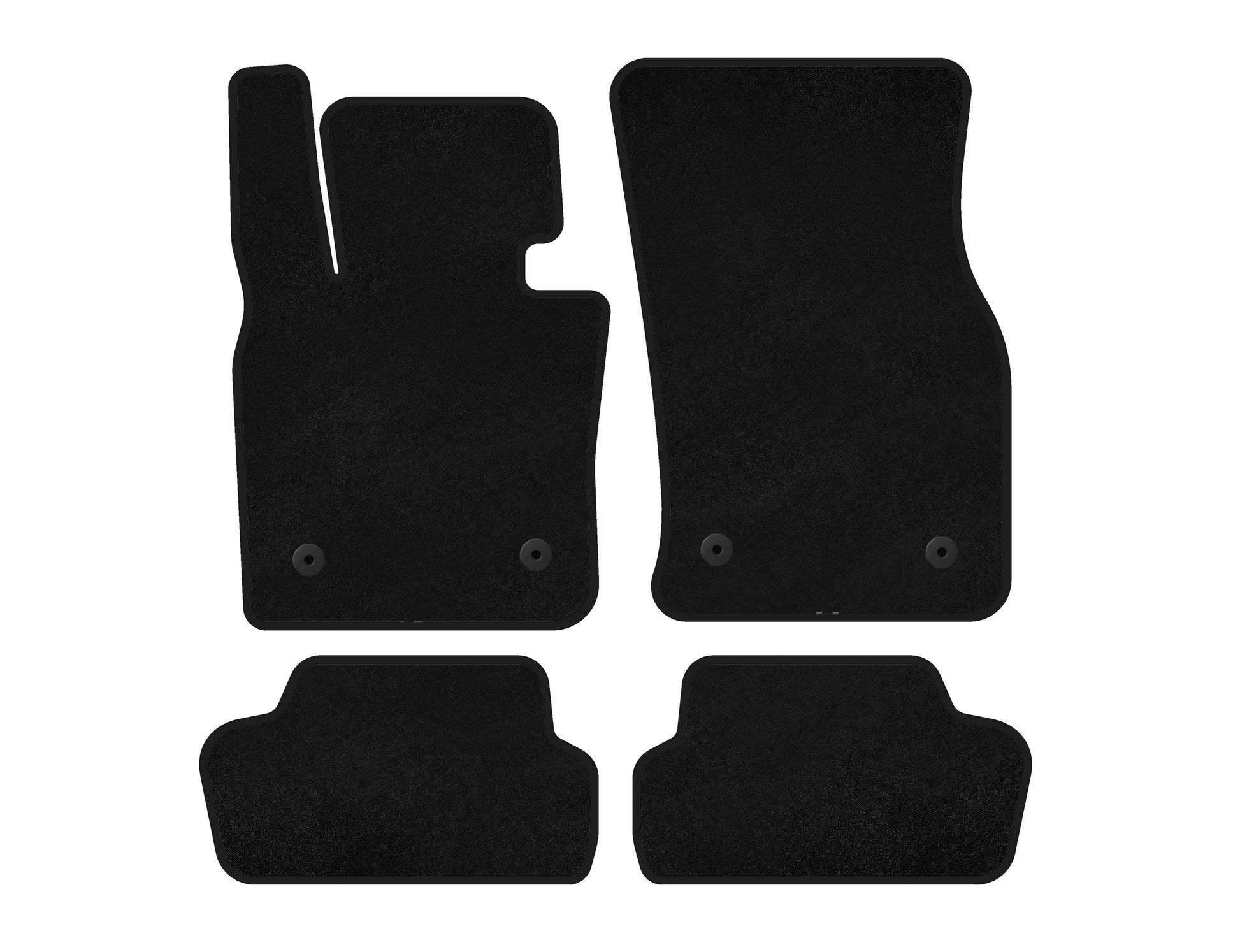 Textile Floor Mats Premium (for F56, Black) for Mini Cooper F55/56/57 2014-2023 - image 1