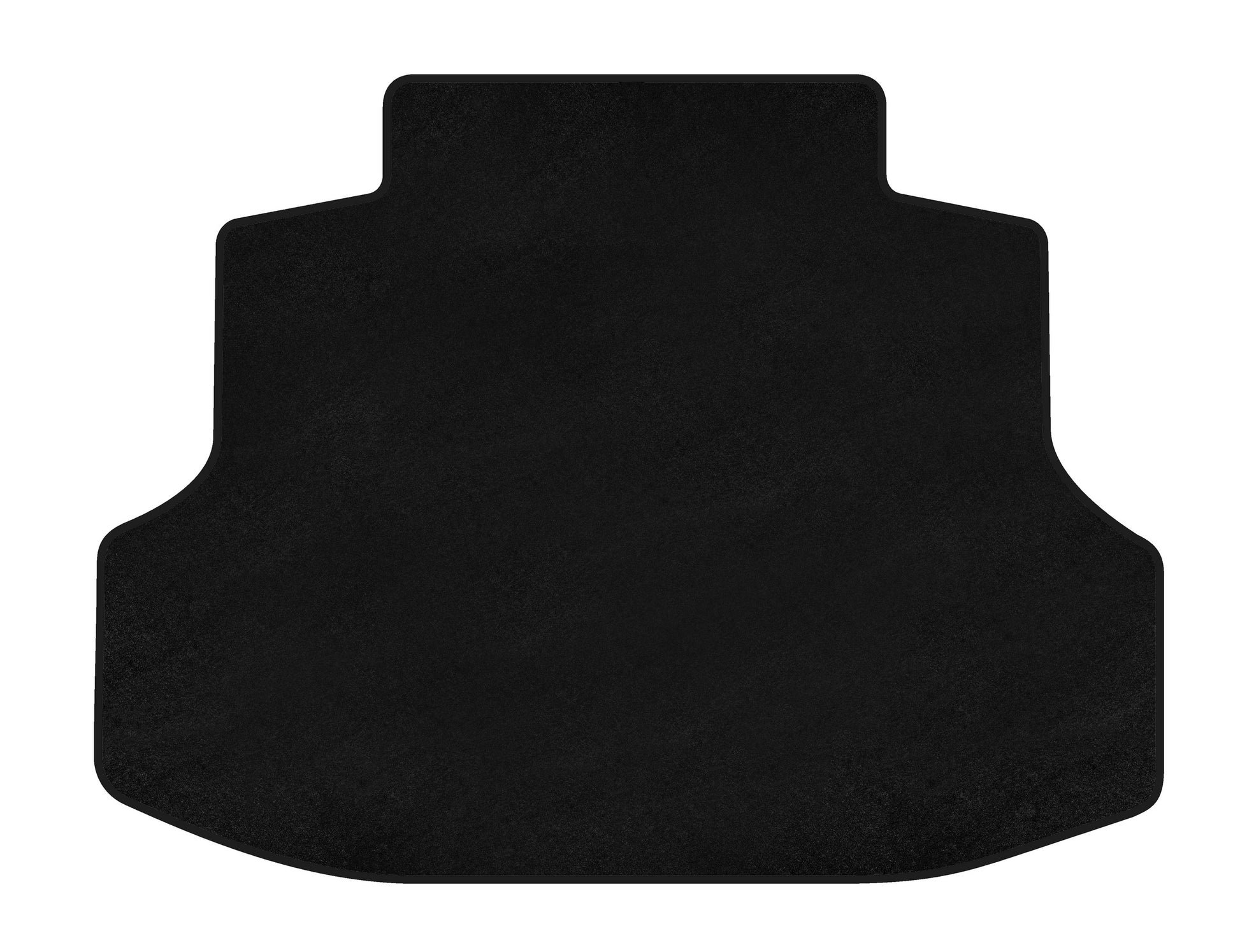 Trunk Mat Textile Premium (SD, Black) for Honda Civic Sedan VII 2001-2006 - image 1