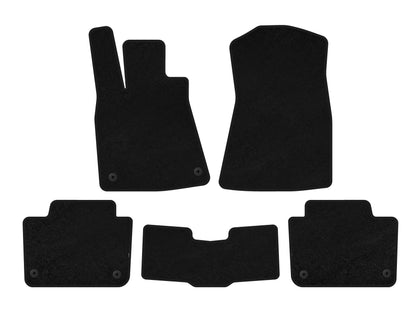 Textile Floor Mats Premium (SD, Black) for Lexus GS 2005-2011 - image 1