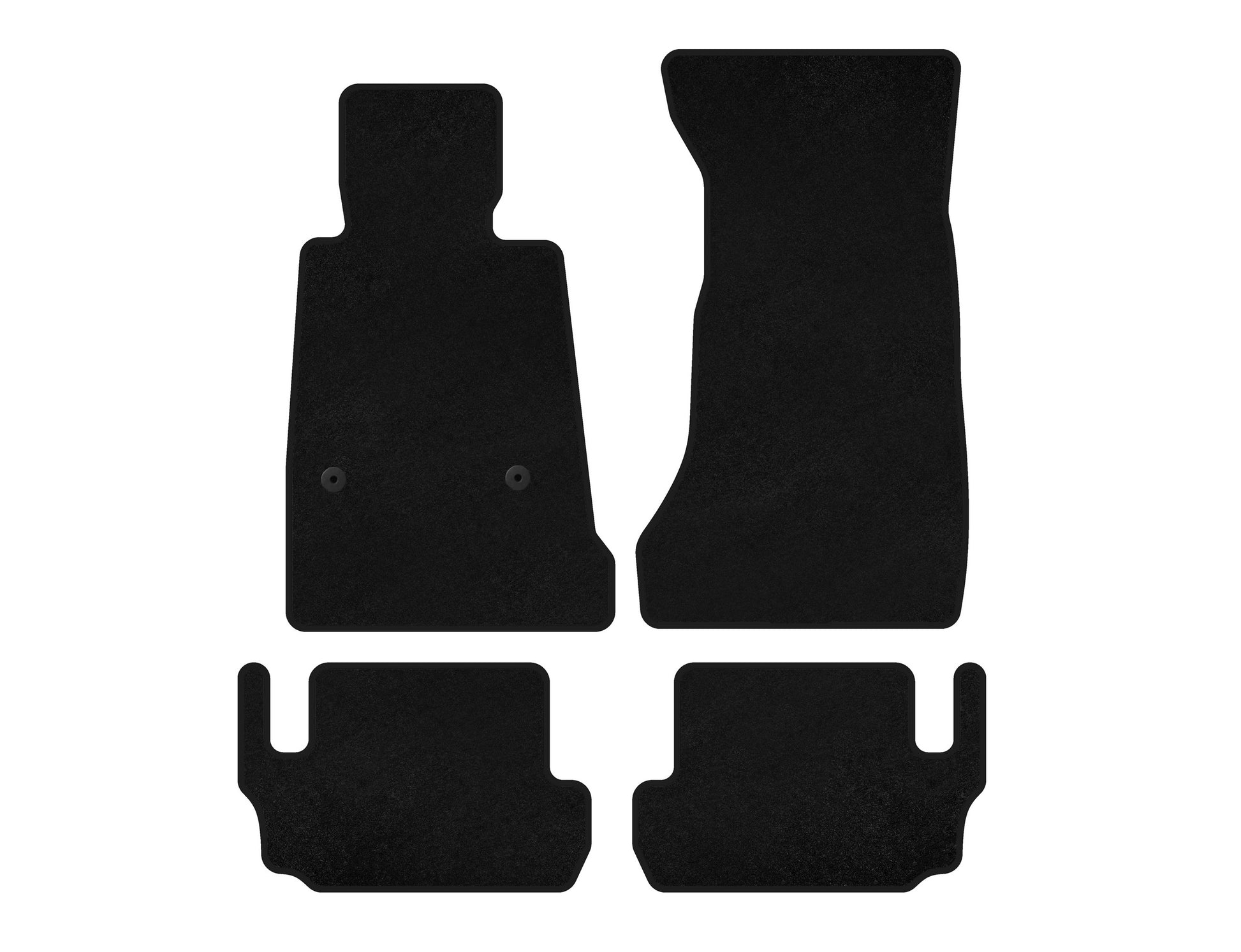 Textile Floor Mats Classic (Black) for Chevrolet Camaro 2015- - image 1