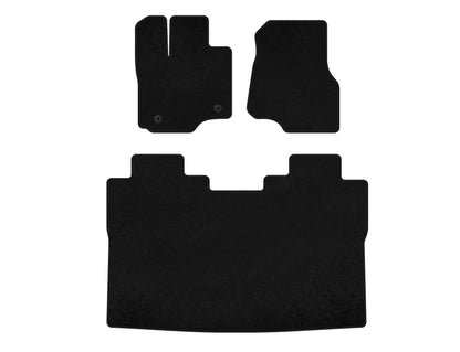 Textile Floor Mats Classic (Raptor, Black) for Ford F-150 2014-2021 - image 1