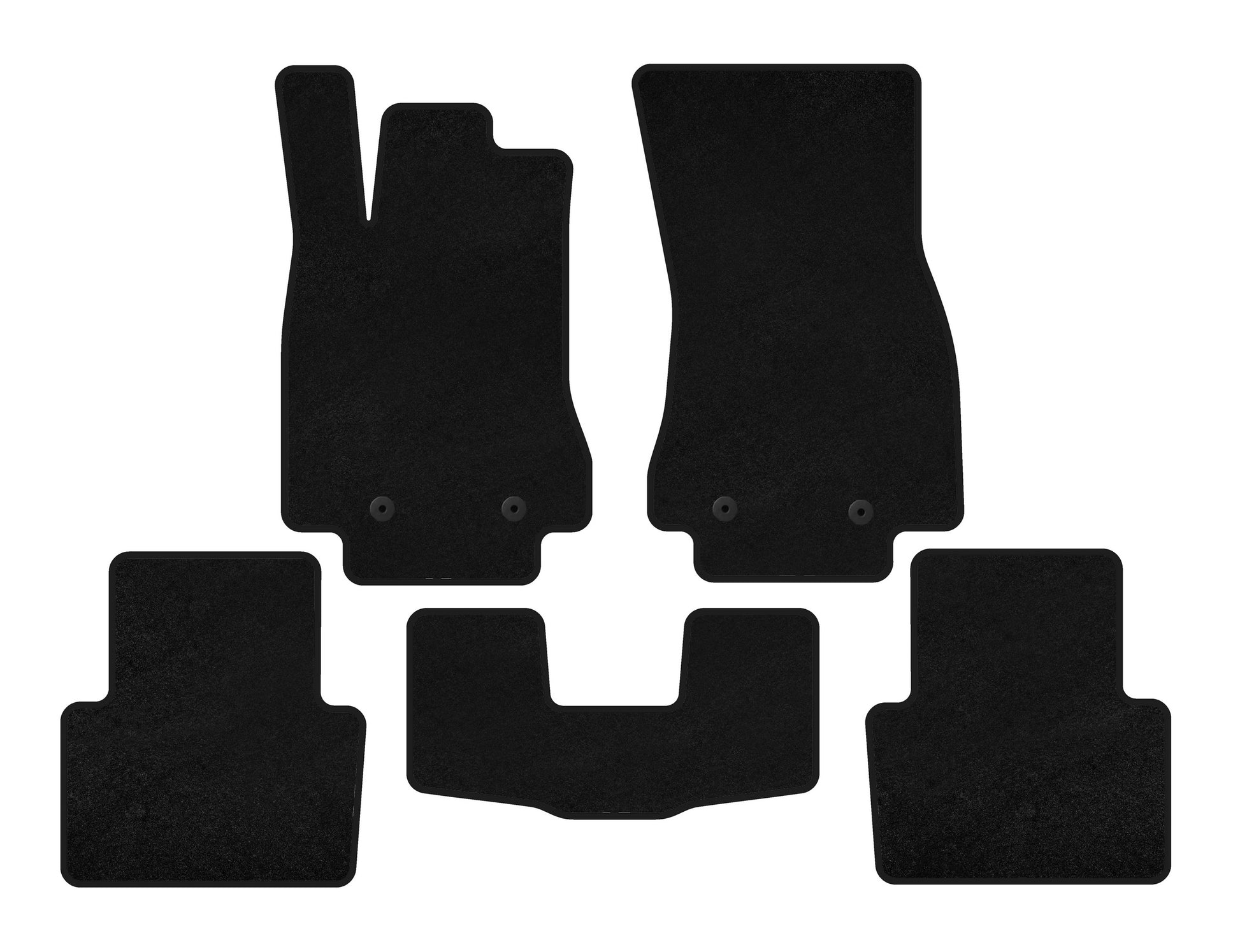 Textile Floor Mats Premium (black) for Jaguar XF 2009-2016 - image 1