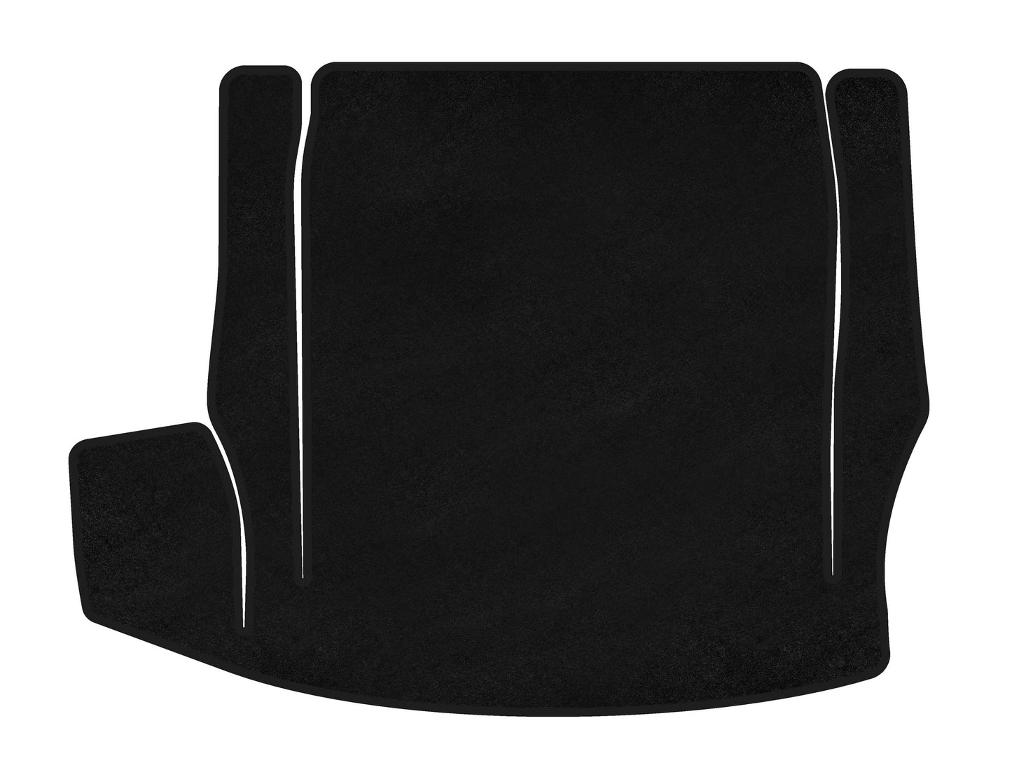 Textile Trunk Mat Premium V1 (For F22, Black) for BMW 2 Series F22/F23 2014-2021 - image 1