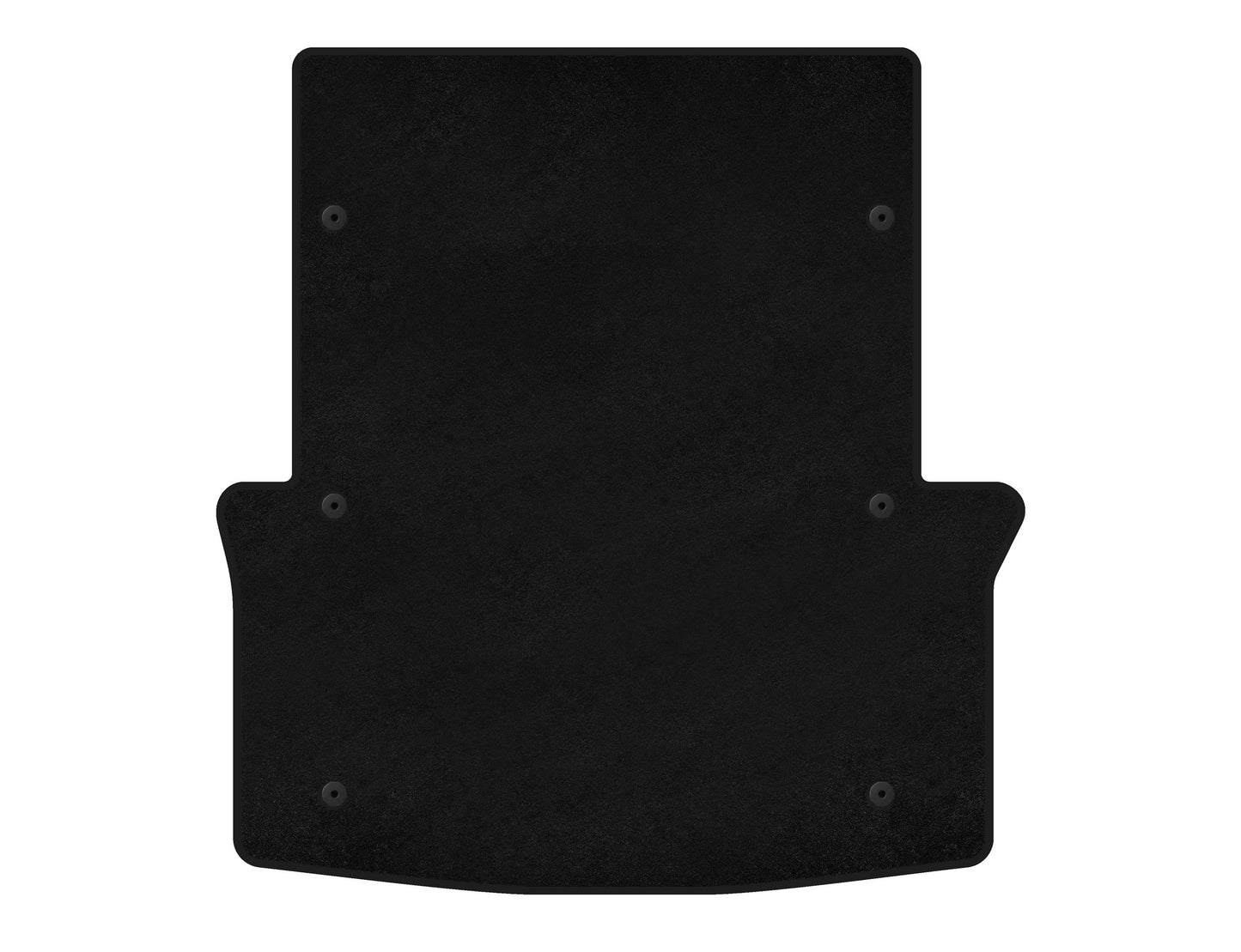 Premium textile trunk mat (for F30, All-wheel drive, Black) for BMW 3 series F-30/31/34 2012-2019 - image 1