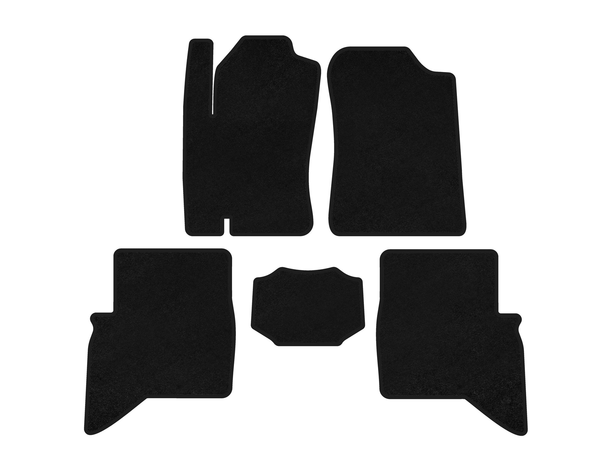 Textile Floor Mats Classic (Black) for Daihatsu Terios 2006-2017 - image 1